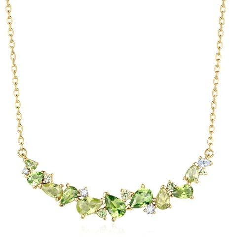 FANCIME wisteria viskning smycken kollektion gulguldpläterat sterlingsilver simulerad diamant halsband armband örhängen födelsedag mors dag bröllop smycken gåvor för dig kvinnor mor brud