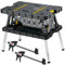 Keter Folding Work Table, Portable Workbench w/ 12 Clamps for Garage/Wood Shop