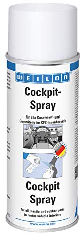 WEICON Cockpit-Spray, 400 ml, Cockpit- und Innenraumpflege für Armaturen & Kunststoff, Citrus-Duft