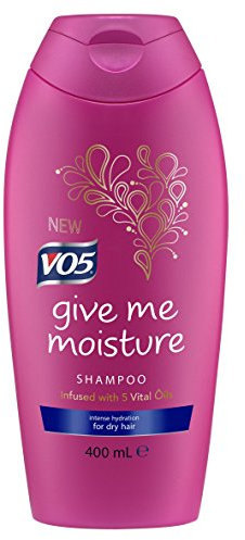 Alberto VO5 Give Me Moisture Shampoo Infused with 5 Vital Oils for All Hair Types and Colours, 250ml