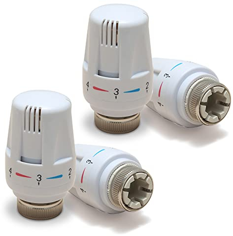 4 valvole termostatiche per termostato, teste termostatiche TRV M30 x 1,5, sistema di riscaldamento per casa e ufficio