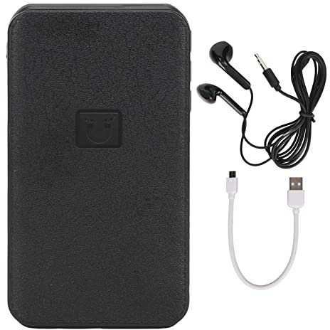 Voice Activated Recorder, Automatic Saving, Magnetic Voice Activated Noise Reduction Power Bank Pocket Digital Recorder with MP3 Player, Recording While Charging(8GB)