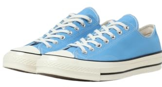 Women's Ladies Girls Canvas Low Top Lace Up Trainers Sneakers Pumps Plimsolls Size UK 3-8 (Blue Jean, UK Footwear Size System, Adult, Women, Numeric, Medium, 8)