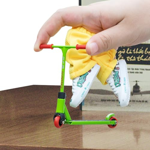 Fingerleksaksset – innehåller miniskoter, byxor, och reparationsset för | fingerspel | Novelty tillbehör för rörelseövning, fingerpartytillbehör, leksaker – delar för barn kul och G