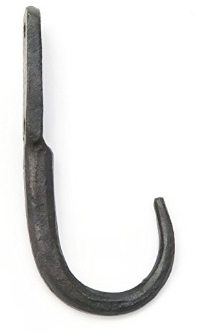 Black Wrought Iron Butcher's Meat and Game Hooks (Small meat Hook)