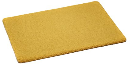 Rhomtuft Badteppich Square Umrand. eckig 55 x 60 cm Farbe: Gold