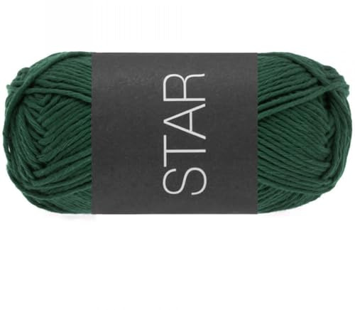 LANA GROSSA Star | Topflappen-Baumwolle | Handstrickgarn aus 100% Baumwolle | 50g Wolle zum Stricken & Häkeln | 90m Garn FB64