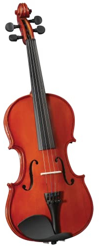 Cremona SV-50 Novice Violin Outfit – 4/4 Full Size, Hand-Carved Spruce & Maple, Student Violin with Bow & Case