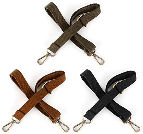 Jubaopen 3 Stück Dünner Schulterriemen Taschengurt Schultergurt Universal Ersatz Schultergurt Umhängegurt Verstellbarer Tragegurt Handtasche Schulterriemen für DIY Riemen Handtaschen 3 Farben 130*2CM