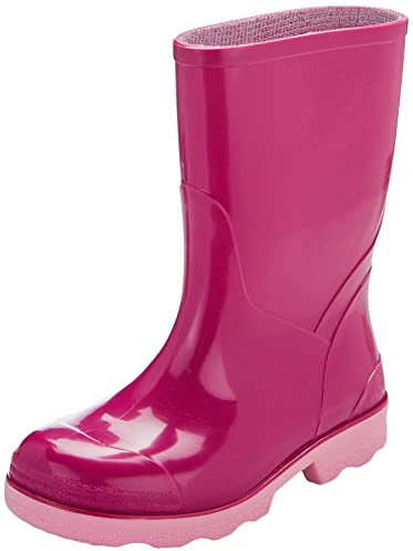 Spirale Micki, Stivale da Pioggia per Bambine, Stivale in PVC Antiscivolo, Fucsia, Taglia 31