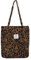 Damen Große Handtasche Kord Shopper Cord Tote Bag für Bücher Reisen Alltag Schule Arbeit Einkaufstasche für Mädchen 40x41cm Leopard