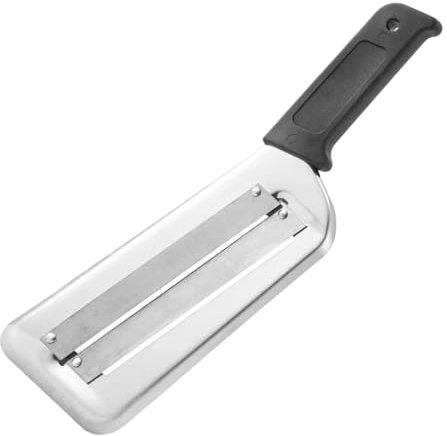 Affettatrice Per Alimenti da Cucina | Affettatrice in Acciaio Inox per Verdure - Accessorio Da Cucina Per Taglio Con Base Antiscivolo Per Insalate Saltati Cavolo Patate Carote