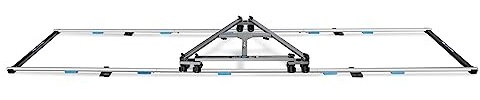 PROAIM Swift Dolly con binario dritto da 12 piedi per gru a braccio per telecamera. Progettato per spostamenti leggeri e installazione rapida. Carico utile: Dolly - 159 kg/350 libbre (P-SFT-DT-12)