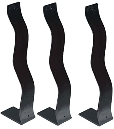 Alipis 3pièces Présentoir à Barrettes Acrylique Présentoir à Épingles à Cheveux Forme De Lot De Noir