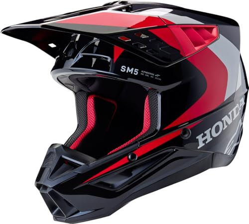 Alpinestars SM5 Helm Motocross schwarz (S)