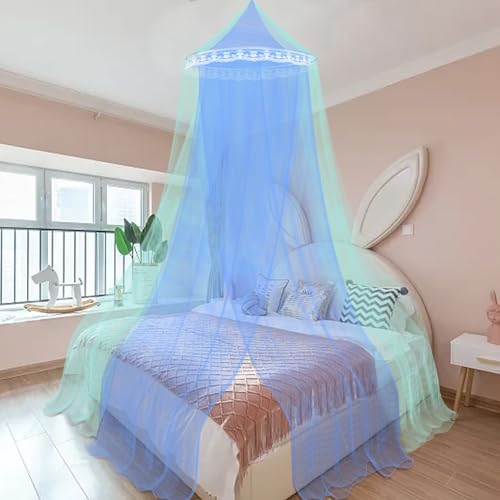 YJSDDNTY Moskitonetz für Bettten, hängendes Bettnetz, für Mädchen, für Schlafzimmer, Deko, leicht anzubringen - 250 * 60 * 1050cm