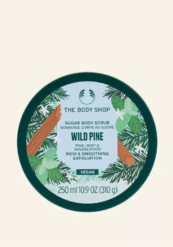 The Body Shop Wild Pine Sugar Body Scrub Pine, Mint Sadalwood 250ml