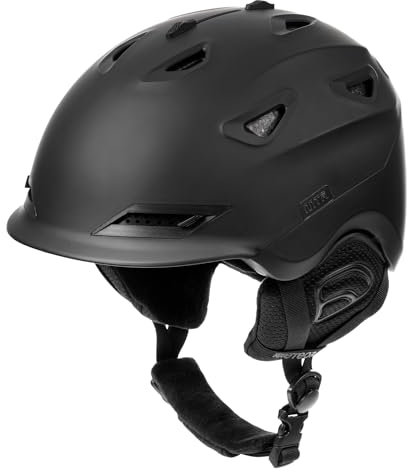 meteor Skihelm für Erwachsene und Kinder Snowboardhelm - Ski Helme mit Active Belüftungssystem Jungen Skihelm mit System zur Installation von Skibrillen für klare Sicht