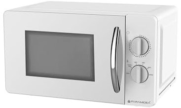 PYRAMIDEA Forno a Microonde con piatto rotante FOM100W Con elegante maniglia cromata