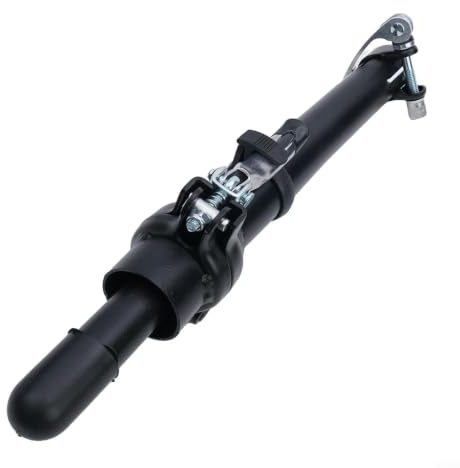 Potence de guidon de vélo pliable de 22,2 mm à 25,4 mm, fourche avant en acier pour scooter électrique et vélo, longueur 350 mm, finition sable noir