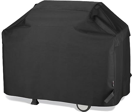 Unicook Grillabdeckung Wetterfest 152 cm - Grill Abdeckung für Weber Genesis 300 Serie, Gasgrill Abdeckhaube wasserdichte Grillhaube für Outdoor, 152X58X107cm
