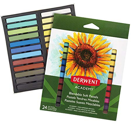 Derwent Academy Soft Pastels, Set of 24, 98216