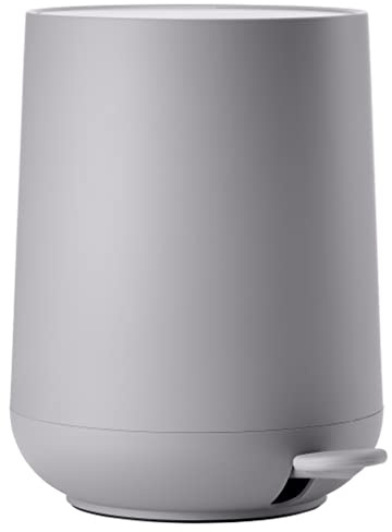 Zone Denmark Modern Elegance Nova Bathroom Bin, Cosmetic Bin, and Waste Bin - Sleek Design for Stylish Bathrooms and Efficient Waste Management (Gull Gray)