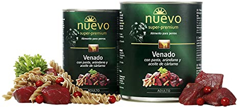 NUEVO Lata Perro ADULTO: Venado, 800 g, Perro