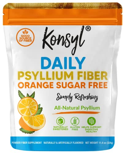 Konsyl Daily Psyllium Fiber Orange Sugar Free