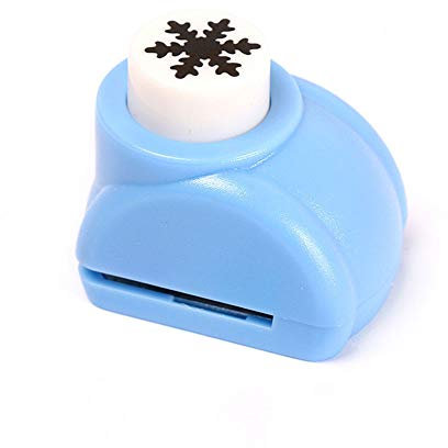 1 x manuelles Prägegerät, Schneeflocken-Papierformer, Bastelstanzer für Büro, Schule, Zuhause
