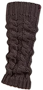 Elle Ladies’ Chunky Cable Knitted Leg Warmers in a Variety of Stylish Colours – Soft and Cosy for Winter and Autumn Fashion, Yoga and Dance – 1 Pair Pack