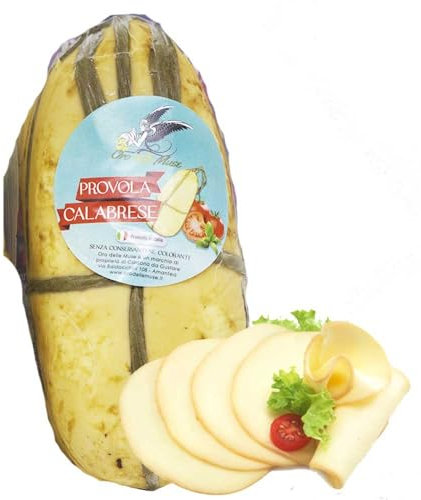 Provola Calabrese a pasta filata tipo Silana Affumicata 1 kg sottovuoto - Oro delle Muse