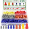 mxuteuk 255PCS Electrical Wire Caps Wire Connectors Nuts Kit, 22-10AWG Insulating Insert Twist Wire Connectors with Spring, Screw on Terminals Assortment Set Quick Connection