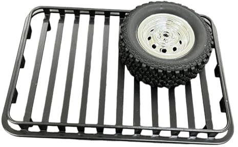 TWTCZOZ RC Car Roof Rack with Tire RC Car Accessories