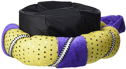 Boland 81002 - Hut Turban Sultan Orient für Faschingskostüme, Plüsch Mütze für Kostüme zu Karneval und Mottoparty, arabischer König