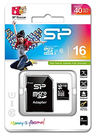 Silicon Power Class10 16GB microSDHC Speicherkarte