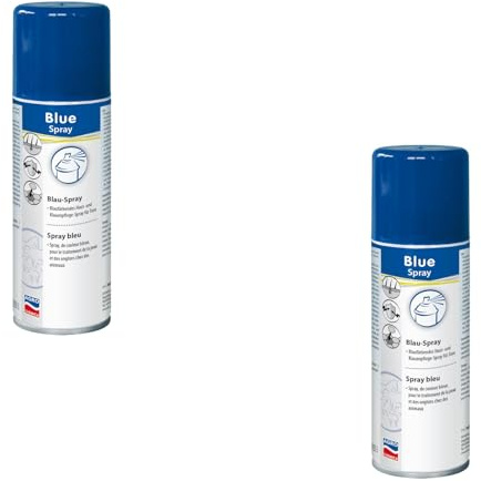 Kerbl Agrochemica Blue Spray | Pack Double | 2 x 200 ML | Protection et Soin pour Les Zones de Peau sensibles et très sollicitées chez Les Animaux | pour Les Points de Pression sur Les articulations