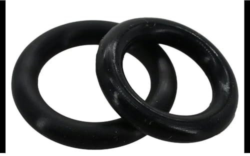 Silikon-O-Ring CS 1 mm-CS 0,4 cm Schwarze Silikondichtungsscheiben Isolierte O-Ring-Scheiben Wasserdichter O-Ring-OD60 mm CS2 mm-10 Stück