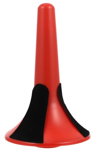 UPKOCH Stabiler Trompetenständer Aus Abnehmbarem Metall Mit Faltbarem Stativ Für Blasinstrumente Rot Praktisches Zubehör Für Musiker Für Trompete Und Andere Holzblasinstrumente