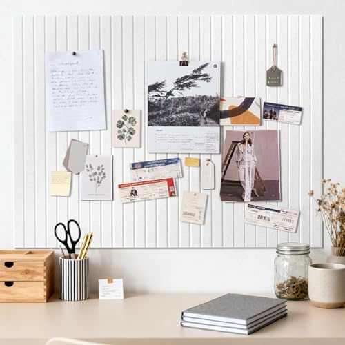 Stor självhäftande 90 x 60 cm, självhäftande pinvägg korktavla, dekorativ anslagstavla av filt, vikbar fotopanel, planeringstavla visionboard