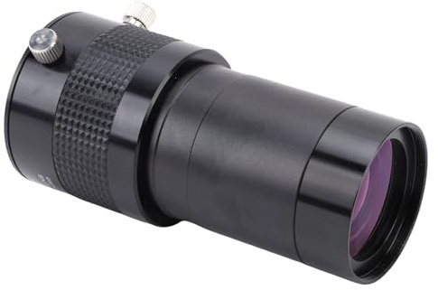 Lente Barlow, Telescopio Lente Barlow con Adaptador de Ocular de 1,25 Pulgadas Lentes de telescopio con Aumento 2X de 2 Pulgadas Ed Glass Imágenes HD para Ocular astronómico