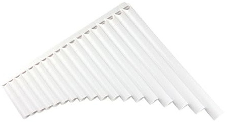 Instrumento profesional flauta de pan de 18 tubos en clave C para principiantes
