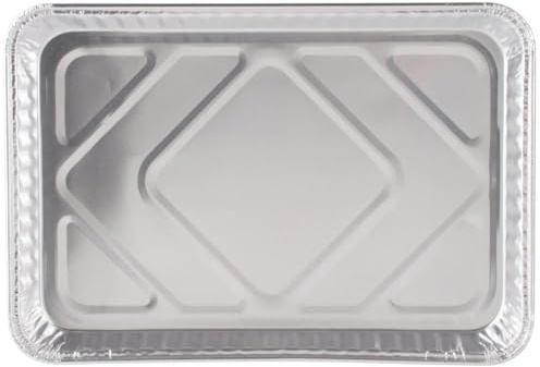 lakeland 10 Foil Tray Bake Baking Trays – 32cm x 19cm Handy for Cakes & Roasting Veg