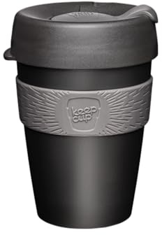 KeepCup Original, Lightweight Reusable Coffee Cup with Splashproof Sipper Lid - 12oz/340ml - Doppio