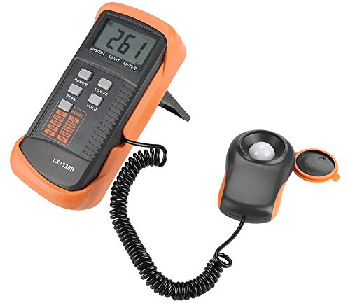 Ausla LX1330B - Luxómetro digital con pantalla LCD (0 – 200.000 lúmenes, prueba de iluminómetro)