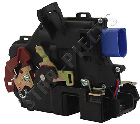 Serrure de porte compatible pour Golf 5, Golf Plus, Touareg, Altea, Toledo 3, Octavia 2, Jetta 3, Caddy 3, Phaeton (2004-2015) AVANT GAUCHE (côté conducteur) Centralisation de porte