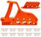 Piashow Coupe-plaque de plâtre - Rapide - Pour couper les plaques de plâtre - Avec outils de coupe à 45 ° et 60 ° - Outil de coupe de placoplâtre (45 degrés + 60 °)
