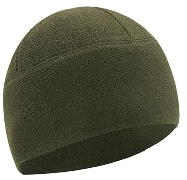 Desert Hawk Tactical BW Taktische Outdoor Microfleece 100-D Mütze One Size, leicht und besonders warm (Oliv)