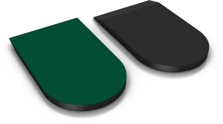 Spenco RX Cojines Para Talones - Comodidad Para Los Talones, Elevación Para Aliviar El Dolor Y Reducir El Impacto, Se Adapta A Cualquier Zapato Con Borde Cónico,Small,Multicolore | Pequeño; ajustable; confort de talón y distribución de presión; SpenCore® – para zapatos elegantes, deportivos y casual