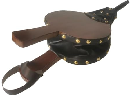Generico Soufflets pour braseri, soufflets de cheminée, ventilateur manuel pour cuisson au bois - ventilateur de barbecue suspendu, soufflet manuel pour la maison de pique-nique de camping